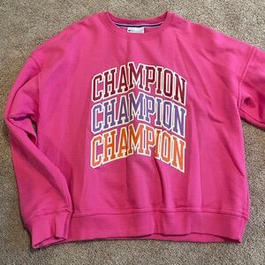 Champion Women's Pink Sweatshirt